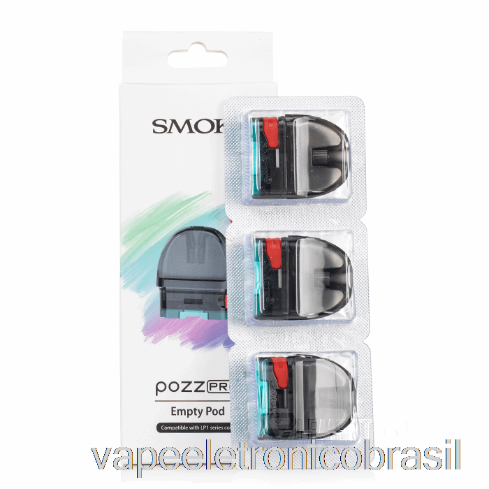 Vape Eletrônico Smok Pozz Pro Pods De Substituição 2.6ml Smok Pozz Pro Pods